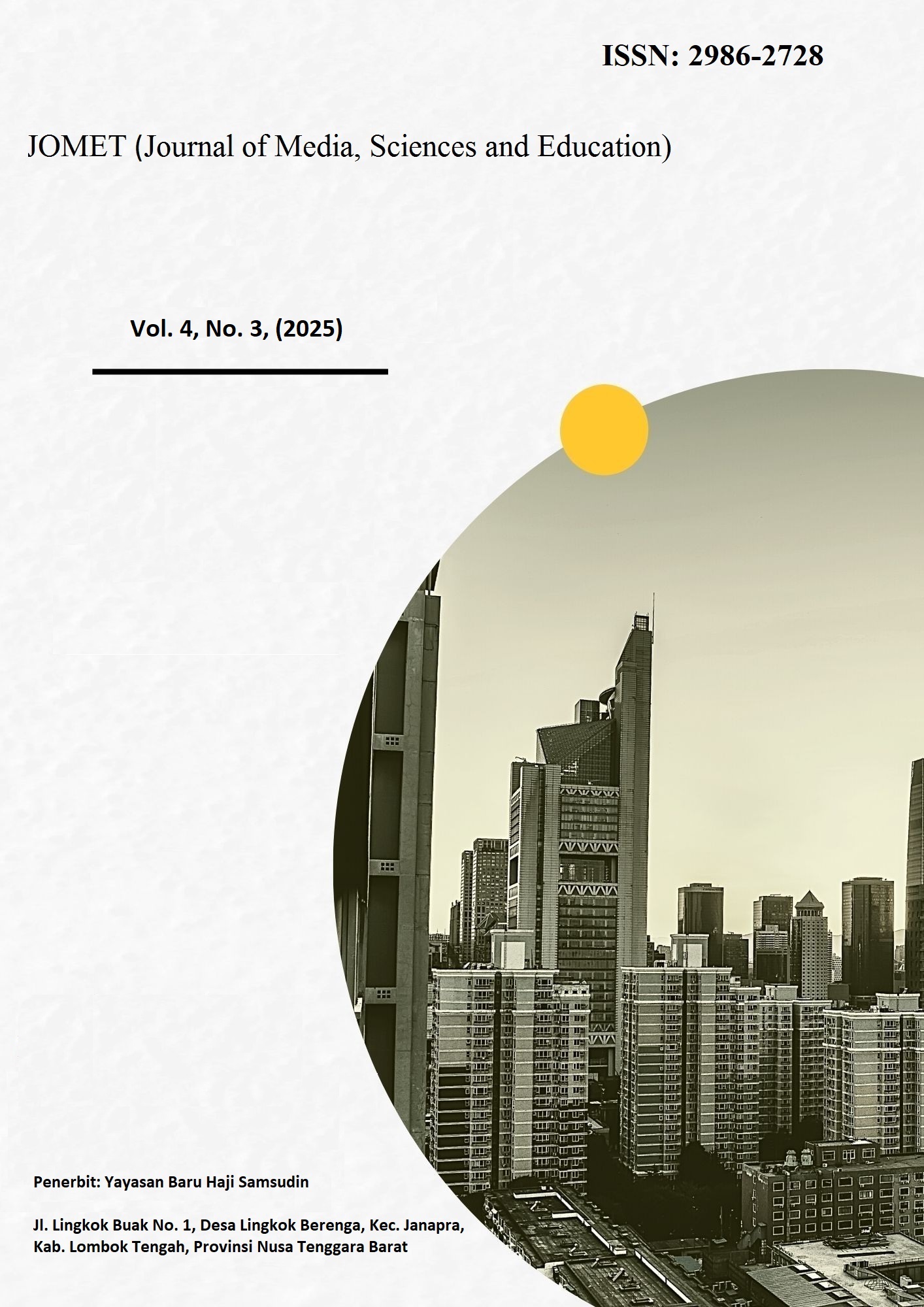 					View Vol. 4 No. 3 (2025): Journal of Media, Sciences and Education
				